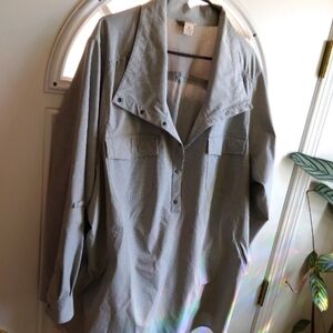 Duluth Trading pullover windbreaker shirt size 3X